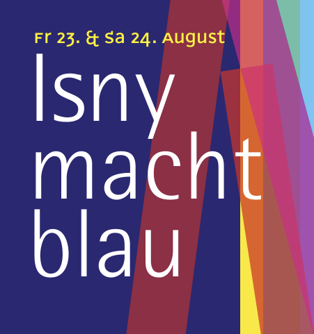 Ausschnitt Flyer Isny macht blau 2024