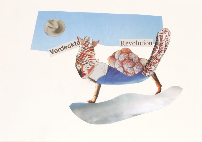 Verdeckte Revolution, a collage by Ricarda Wallhäuser
